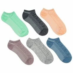Buy ⭐ Promo 🔥 Sof Sole 👩 Women's Fashion No-Show 🧦 🧦 Socks - 6-Pack Pastel Multi 😀 😉