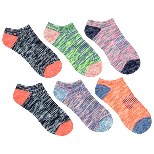 Cheap 𧨠Discount β€οΈ Sof Sole π© Women's Fashion No-Show 𧦠𧦠Socks - 6-Pack Heathered Assortment π π―