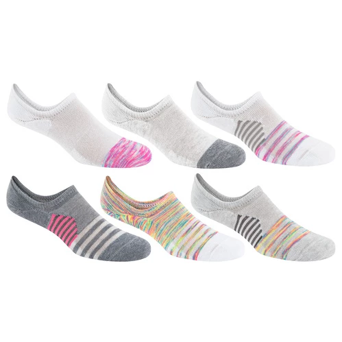 Outlet π Best Sale 𧨠Sof Sole π© Women's Ultra No-Show 𧦠𧦠Socks - 6-Pack Gray Combo π π