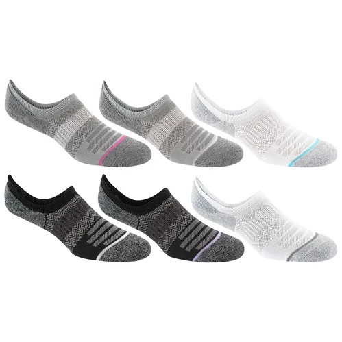 Deals π Best Sale βοΈ Sof Sole π© Women's Ultra No-Show 𧦠𧦠Socks - 6-Pack Black/Gray Combo π π