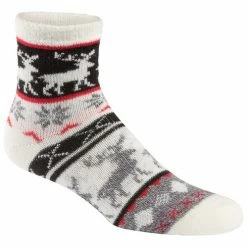 Deals 👏 Best Pirce 🌟 Sof Sole Fireside Lodge Crew 🧦 🧦 Socks Black/Red 😍 👍