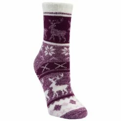 Best deal 😍 Discount ⭐ Sof Sole Fireside Lodge Crew 🧦 🧦 Socks Mauve 🤩 😍