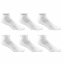 Discount 🌟 Coupon 😀 Sof Sole Men's All-Sport No-Show 🧦 🧦 Socks - 6-Pack White 😀 ✔️