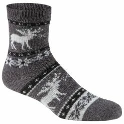 Cheap 🤩 Wholesale 😀 Fireside Cozy Lodge 🧦 🧦 Socks Black ✔️ ⭐