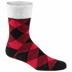 Brand new 😉 Outlet 🤩 Fireside Cozy Lodge 🧦 🧦 Socks Black/Red ⌛ 🥰