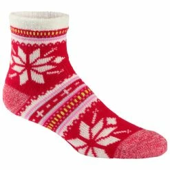 New 🛒 Best Pirce 😍 Fireside Cozy Lodge 🧦 🧦 Socks Red 😀 🔥