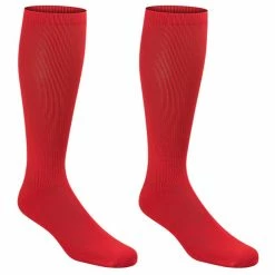 Buy 🔔 Best deal ⭐ EcoSox Premier Soccer 🧦 🧦 Socks - 2-Pack Bright Red ❤️ ⌛