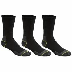 Best reviews of 🥰 Best deal 🥰 Northpoint Trading Men's Heavy-Duty Work 🧦 🧦 Socks - 3-Pack Black 💯 😉