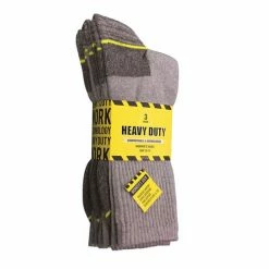 Brand new 🤩 Discount 🧨 Northpoint Trading Men's Heavy-Duty Work 🧦 🧦 Socks - 3-Pack Gray 🌟 🔔