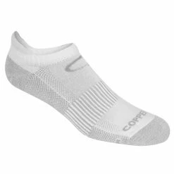 Outlet 🔥 New ⭐ Copper Fit Infused Athletic Low-Cut 🧦 🧦 Socks - 3-Pack White ⭐ ✨