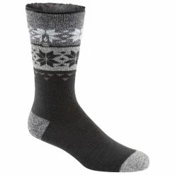 Cheapest 👏 Buy 🛒 Heat Holders Fairisle LITE Thermal 🧦 🧦 Socks White/Gray/Black 🛒 🤩