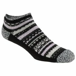 Wholesale ⭐ Best Pirce 🎁 Bearpaw 👩 Women's Nordic Fairisle Cozy Low Cut 🧦 🧦 Socks Black 😀 👏