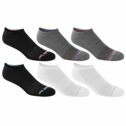 Discount ✔️ Cheap 🧨 Reebok 👩 Women's Vector Low-Cut 🧦 🧦 Socks - 6-Pack Black/Gray ✔️ 🔥