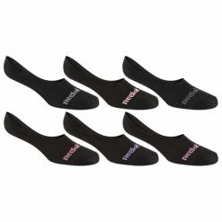 Best Pirce 👍 Hot Sale 🤩 Reebok 👩 Women's Vector Low Liner 🧦 🧦 Socks - 6-Pack Black 🧨 😀