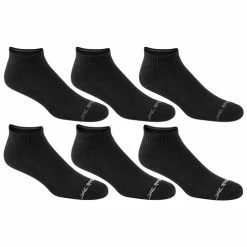 Best deal 😍 Outlet 😉 Reebok Men's Vector Quarter-Crew 🧦 🧦 Socks - 6-Pack Black ✨ 😍