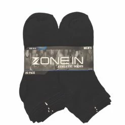 Coupon ✨ Buy ✔️ Zone In Men's Low-cut 🧦 🧦 Socks - 20-Pack Black/White/Grey 😀 👏