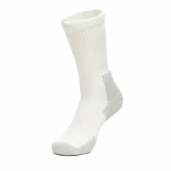 Discount 😉 Discount ❤️ Thorlo Men's Running Crew 🧦 🧦 Socks White 🥰 👍