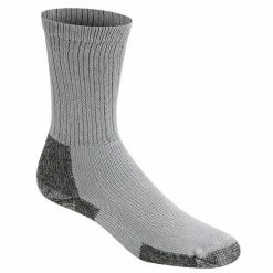 Brand new 🎉 Coupon ⌛ Thorlo Padded Hiking Crew 🧦 🧦 Socks Gray/Black 🔔 👍