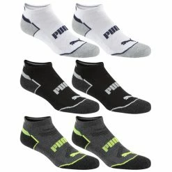 Cheap 🔔 Best Sale 🌟 Puma Men's Dry Cell Low-Cut 🧦 🧦 Socks - 6-Pack White/Gray/Black 😉 🔥