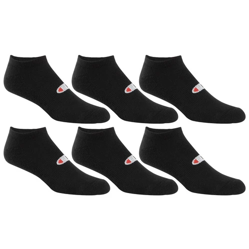 Best deal ๐ Cheapest ๐ Champion ๐ฉ Women's No-Show ๐งฆ ๐งฆ Socks - 6-Pack Black ๐ ๐