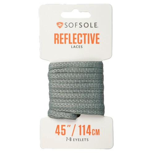 New π€© Outlet π Sof Sole Sof Sol Reflective Oval Laces Gray π π