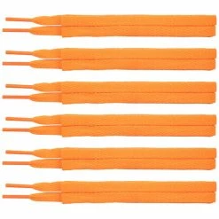 Cheap 👍 Top 10 🎁 Sof Sole 45" Athletic Flat Neon Orange 👟 👟 Shoelaces Neon Orange 😍 🔥
